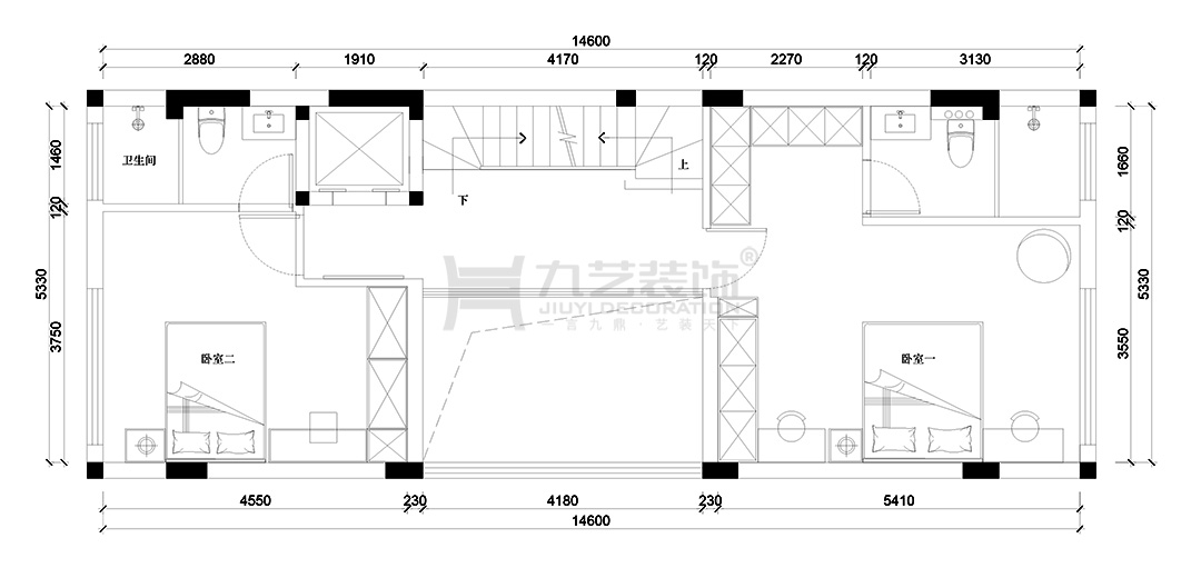 二樓平面布置圖