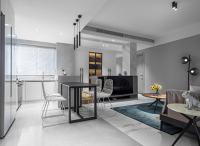 豪景花園-96㎡現代灰色系