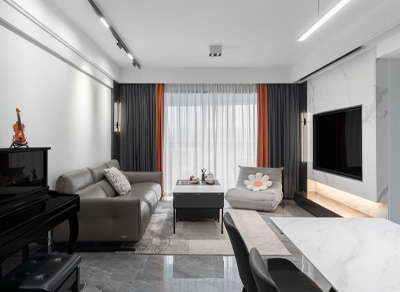 流花雅軒-120㎡現(xiàn)代極簡(jiǎn)空間