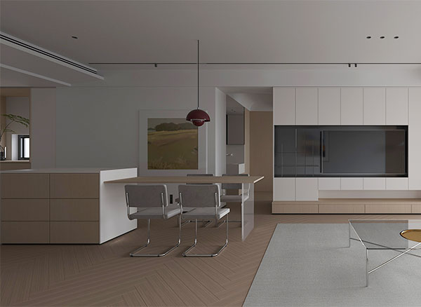 保利天匯-100㎡現代簡約風《自由》