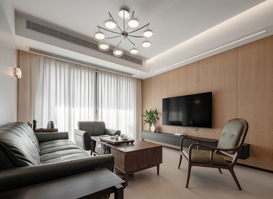 適從·無拘丨145㎡原木簡約風的家庭謐語