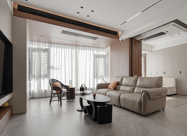 富力廣場-124㎡現代設計，開放空間設計典范