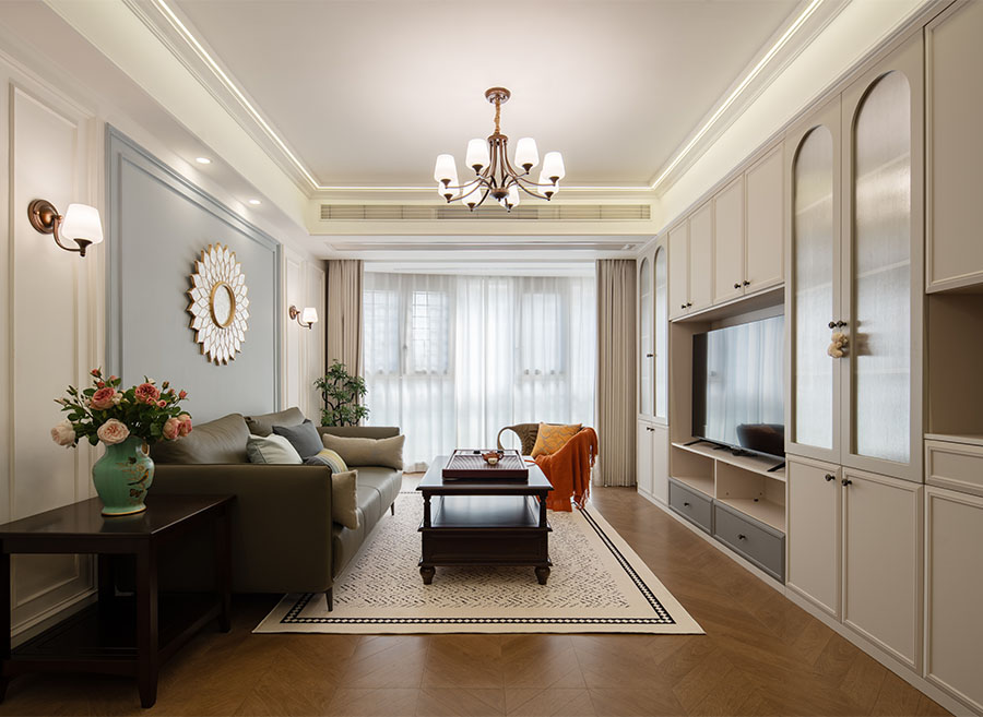 118㎡簡美設計，舒適與藝術的結合