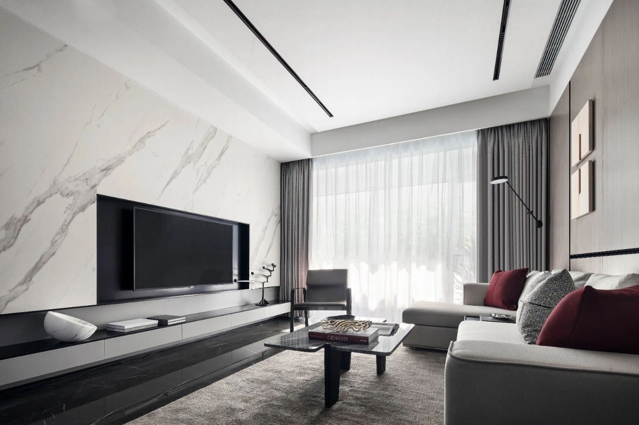 簡單又耐看的電視背景墻，你get到了嗎？