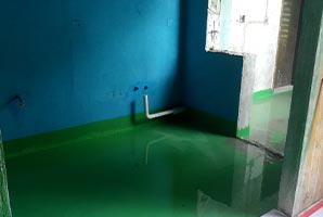 九藝工地 | 衛生間防水的閉水試驗