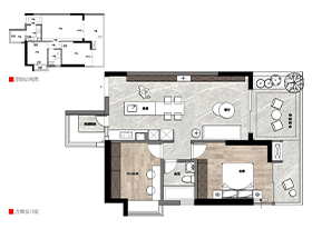 新世界凱粵灣-83㎡流光慕白，心向溫暖